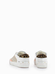 CRIME - Sneakers Distressed platinum glitter