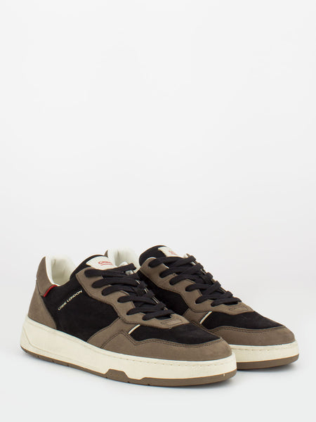 Timeless low top nero / taupe