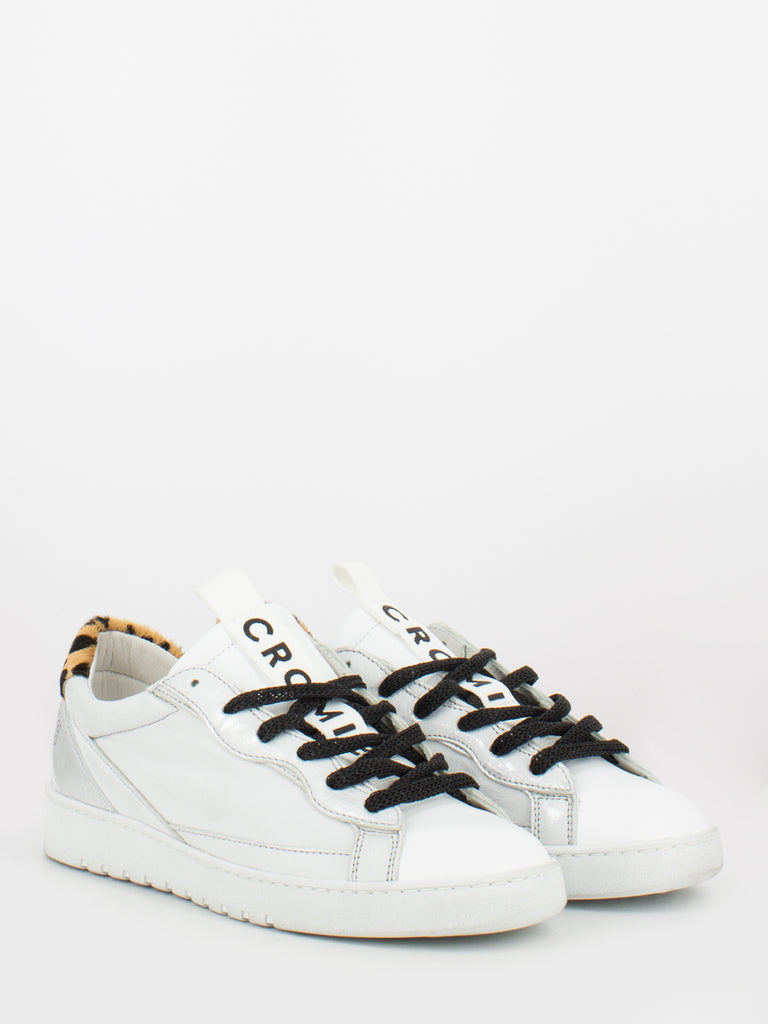 CROMIER - Sneakers Alpha silver / leo