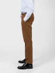 CRUNA - Pantaloni Mitte 901 moro con coulisse