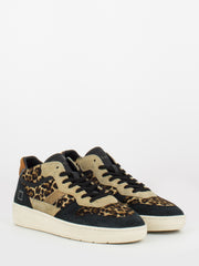 D.A.T.E. - Court 2.0 mid pony leopard