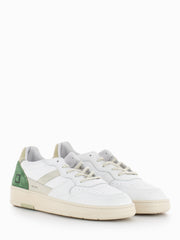 D.A.T.E. - Court 2.0 vintage calf white / green