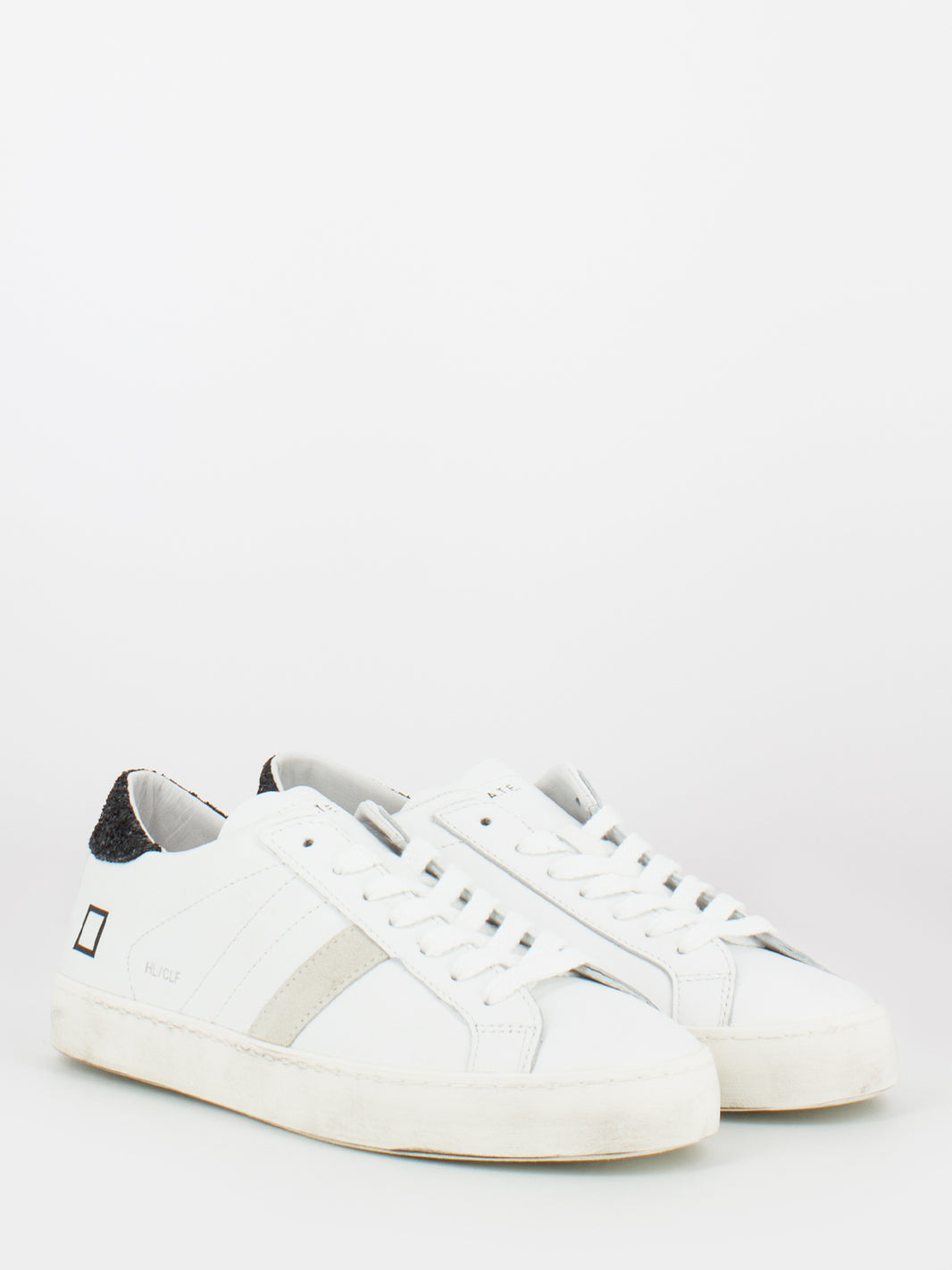 Hill low calf white / black