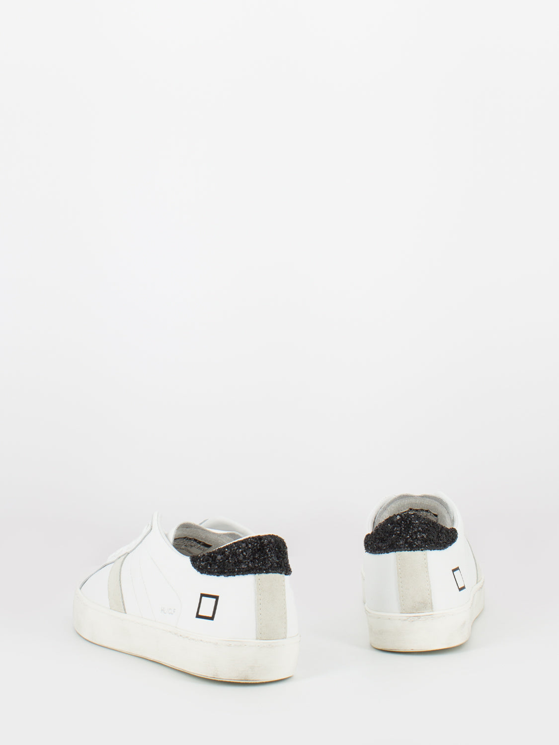 Hill low calf white / black