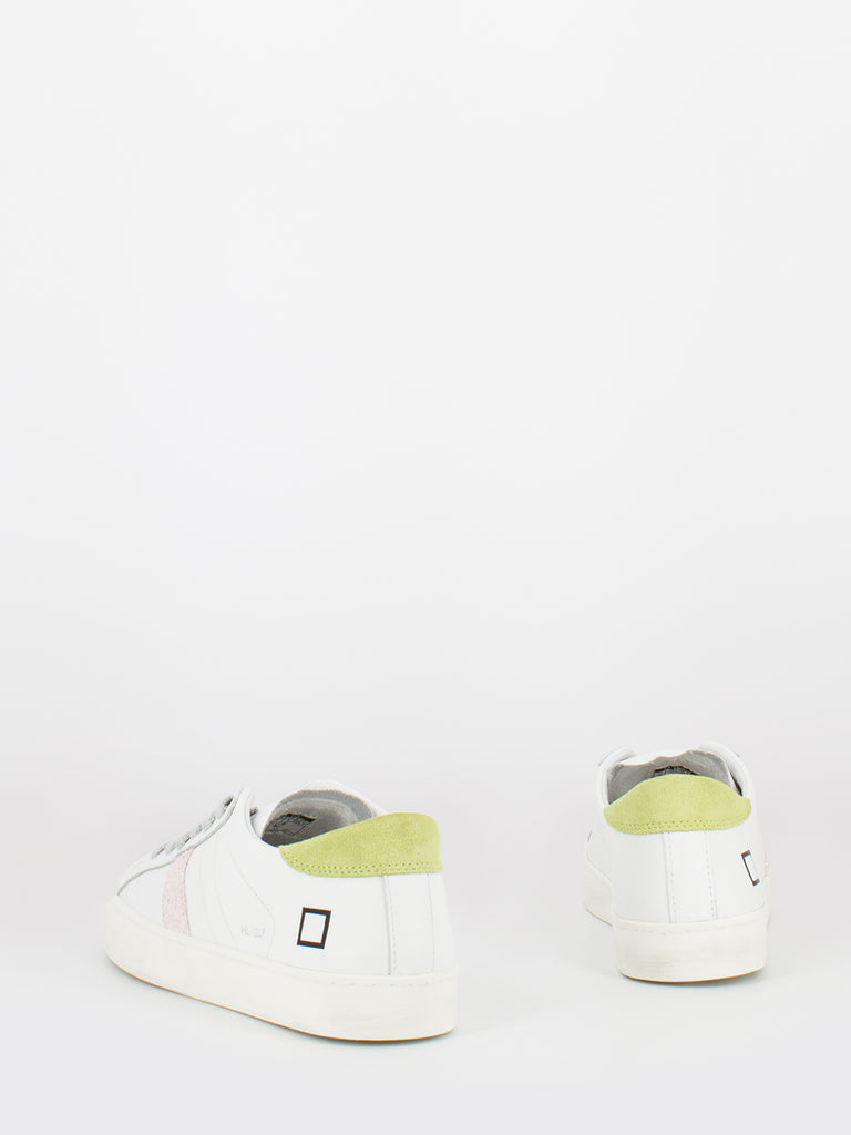 D.A.T.E. - Hill low calf white / yellow