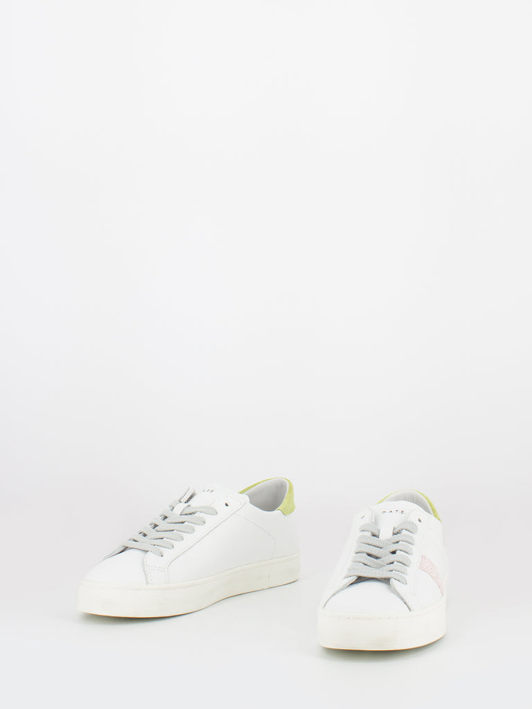 D.A.T.E. - Hill low calf white / yellow