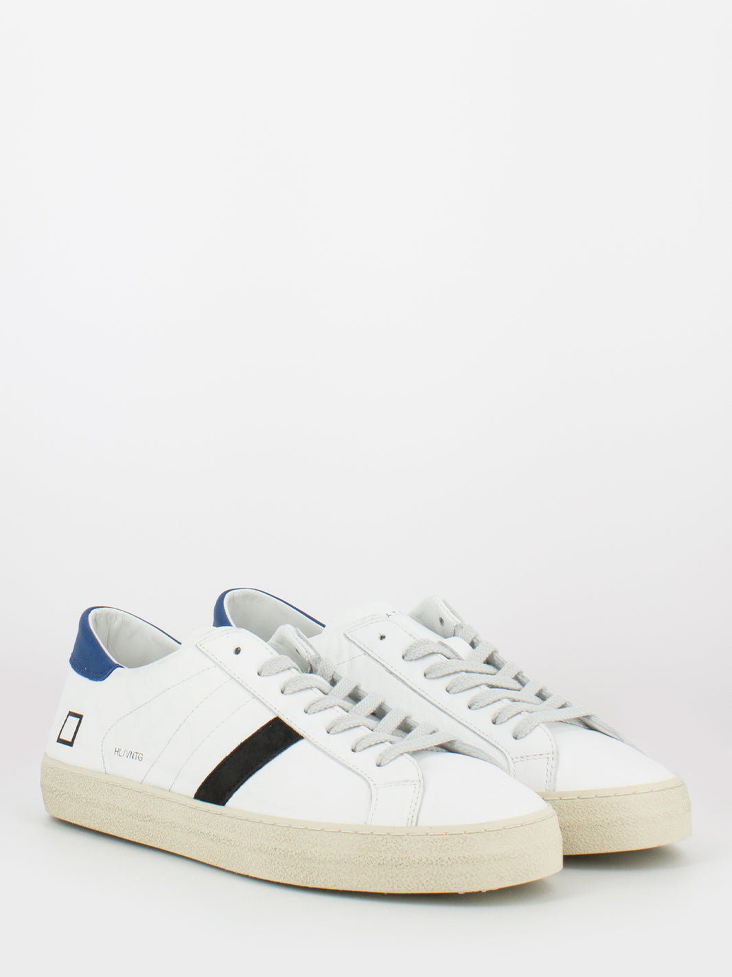 Hill low vintage calf white / cornflower blue