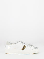 D.A.T.E. - Hill low vintage calf white / leopard