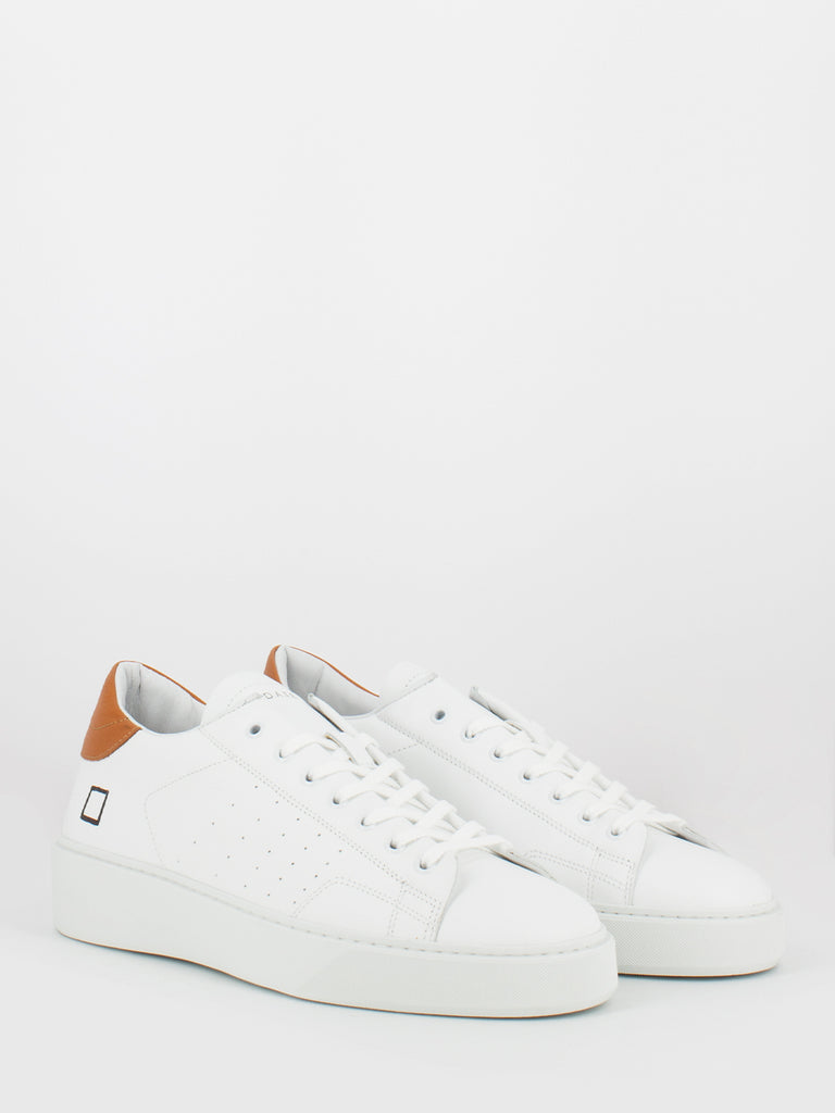 D.A.T.E. - Levante calf white / brick