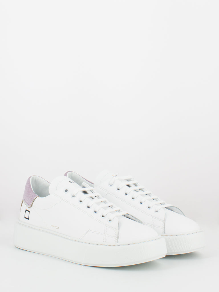 D.A.T.E. - Sfera calf white / lilac