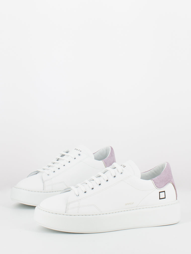 D.A.T.E. - Sfera calf white / lilac