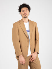 DANILO PAURA - Blazer Crew monopetto coffee