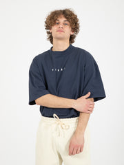 DANILO PAURA - Costa Oversized T-Shirt Basic blue navy