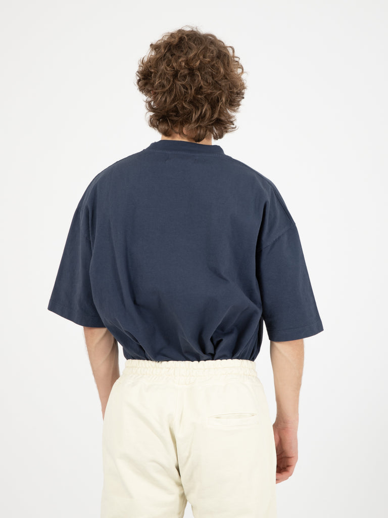 DANILO PAURA - Costa Oversized T-Shirt Basic blue navy