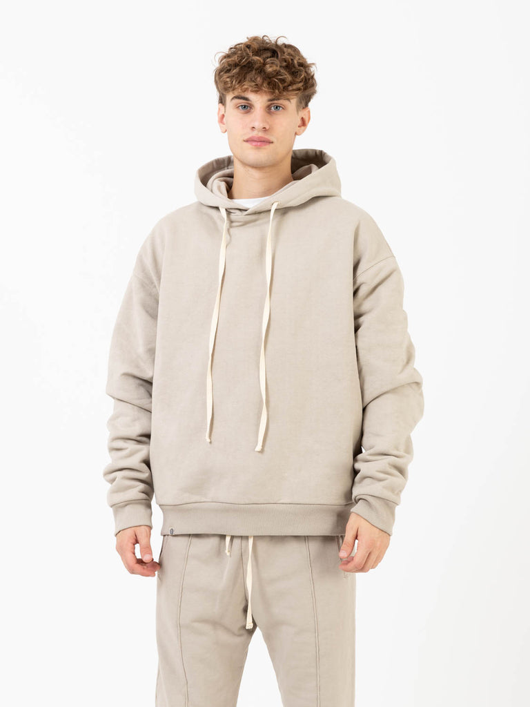 DANILO PAURA - Curtis oversized hoodie dove grey