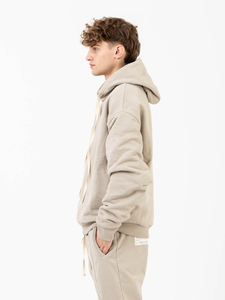 DANILO PAURA - Curtis oversized hoodie dove grey