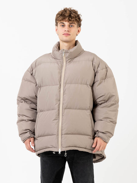 Justin oversized puffy jacket dove grey