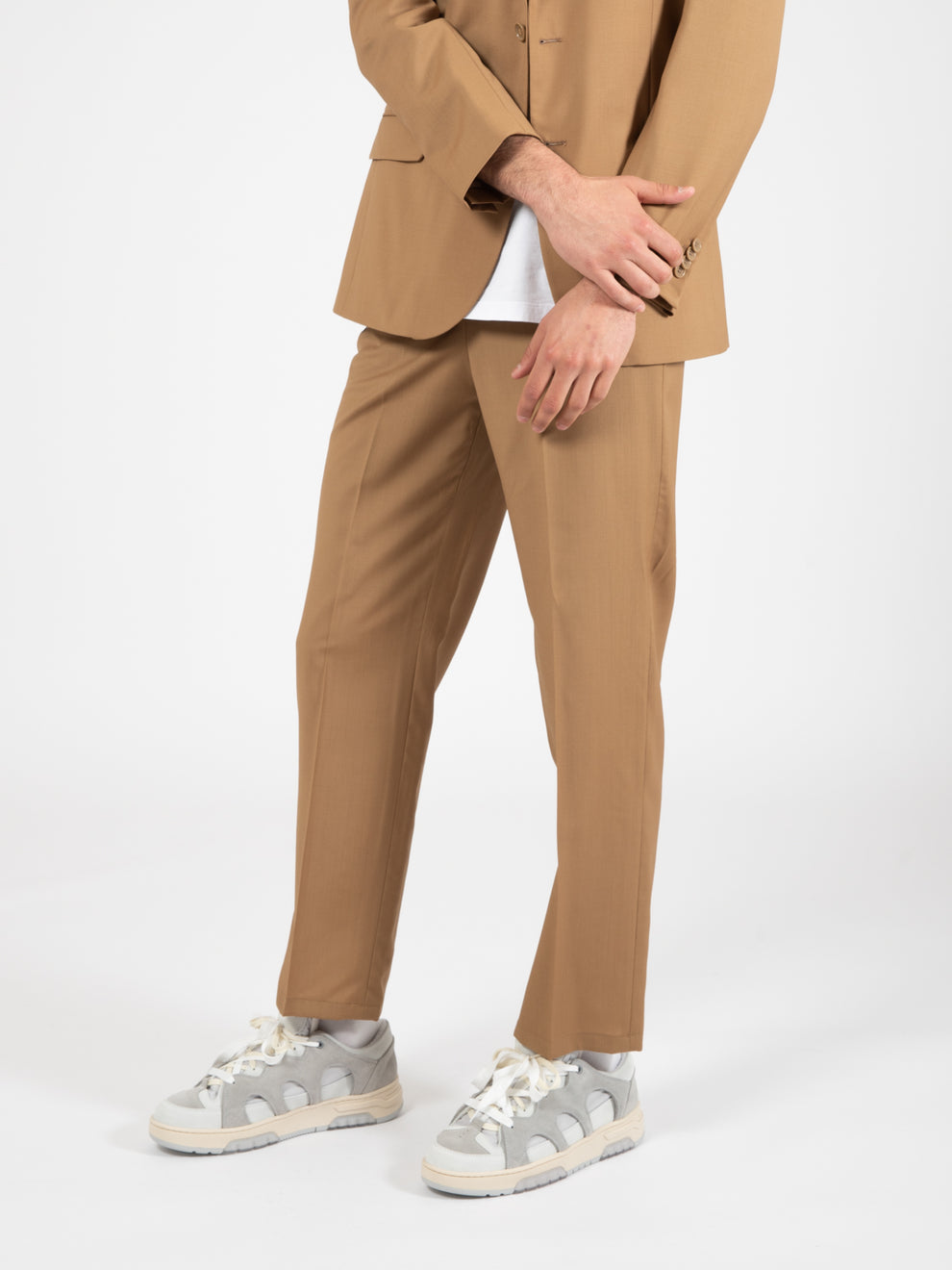 Oler coffee oversized trousers
