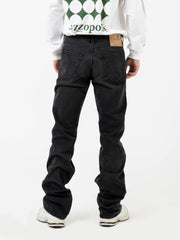 DANILO PAURA - Reference boot fit denim stone washed black