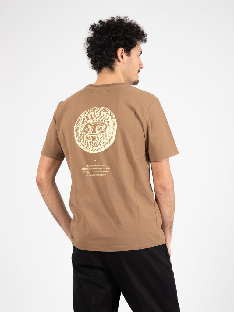 DANILO PAURA - Regular t-shirt Phobos brown