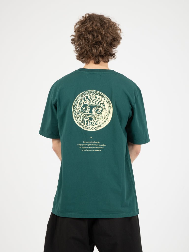 DANILO PAURA - Regular t-shirt Phobos green