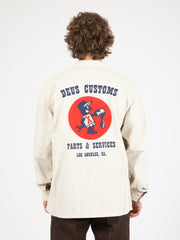 DEUS - Camicia True Grit dirty white