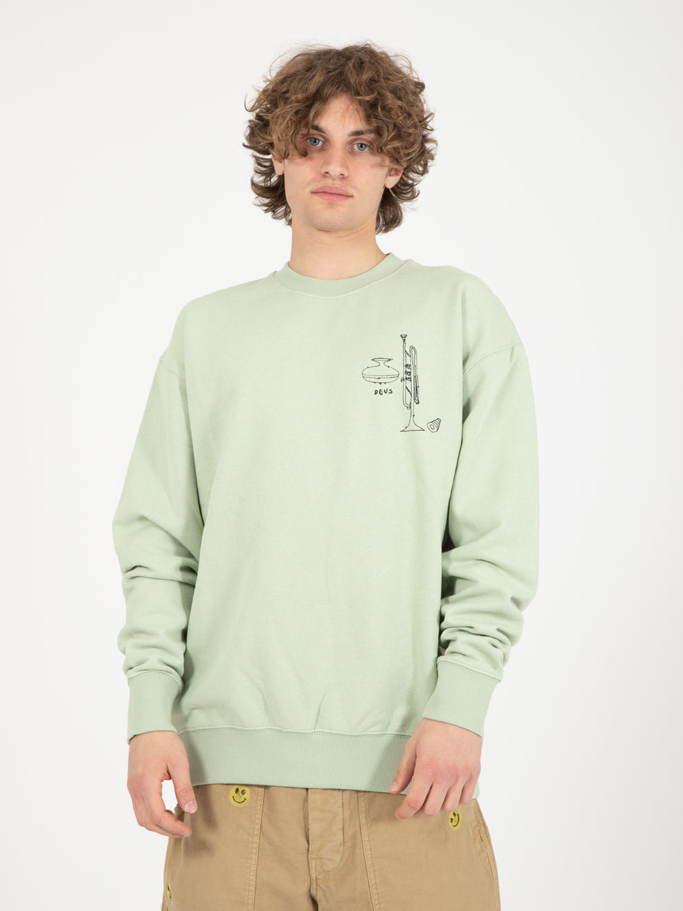 RG Cato spearmint crewneck sweatshirt