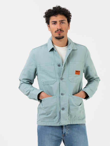 Jethro work shirt mineral blue