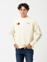 DEUS - T-shirt Nimbus L/S dirty white