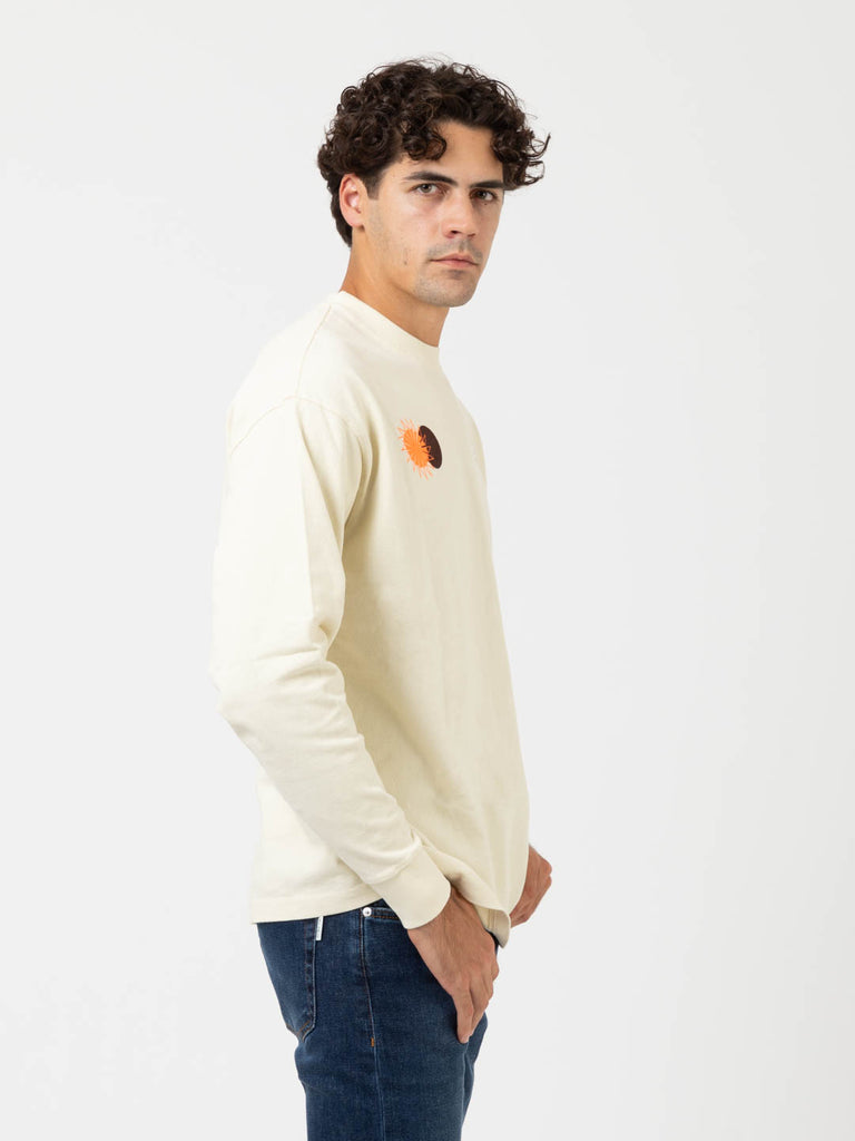 DEUS - T-shirt Nimbus L/S dirty white