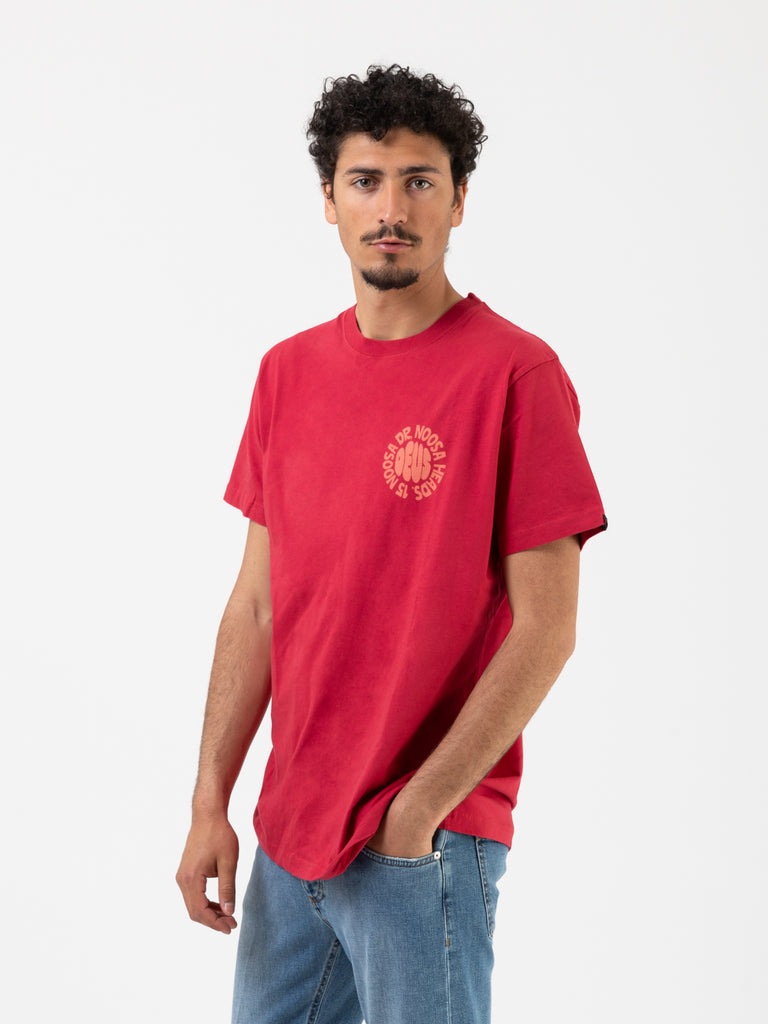 DEUS - T-shirt Noosa Surf jester red