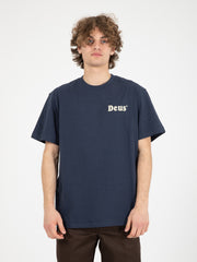 DEUS - T-shirt Wobbles navy