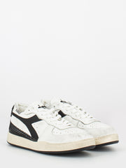 DIADORA HERITAGE - Mi Basket Row Cut Age of Beauty white / silver / black