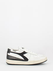 DIADORA HERITAGE - Mi Basket Row Cut Age of Beauty white / silver / black