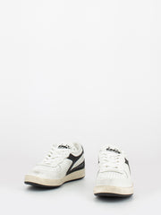 DIADORA HERITAGE - Mi Basket Row Cut Age of Beauty white / silver / black