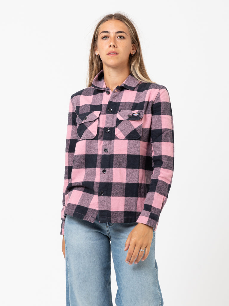 DICKIES - Camicia New Sacramento LS foxglove