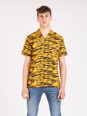 DICKIES - Camicia Quamba giallo / nero