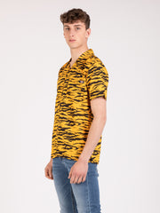 DICKIES - Camicia Quamba giallo / nero