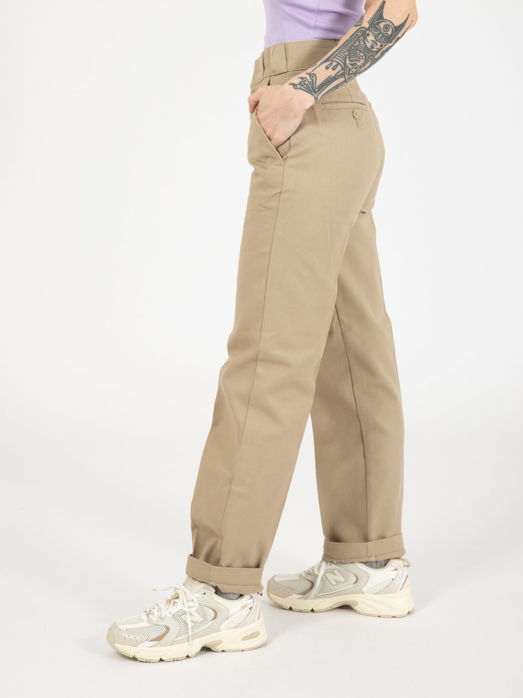 Pantaloni Elizaville rec khaki