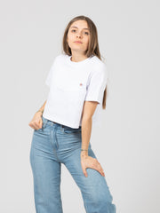 DICKIES - T-shirt S/S Porterdale Crop white