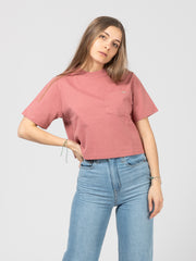 DICKIES - T-shirt S/S Porterdale Crop withered rose