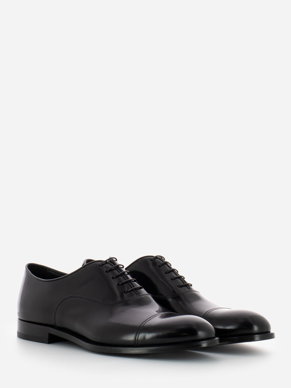 Oxford Old in black leather