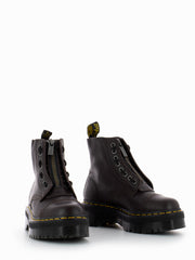 DR. MARTENS - Anfibi Sinclair milled nappa burgundy