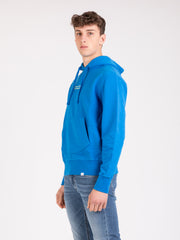 EDMMOND STUDIOS - Felpa hoodie ESSM plain blue