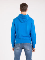EDMMOND STUDIOS - Felpa hoodie ESSM plain blue