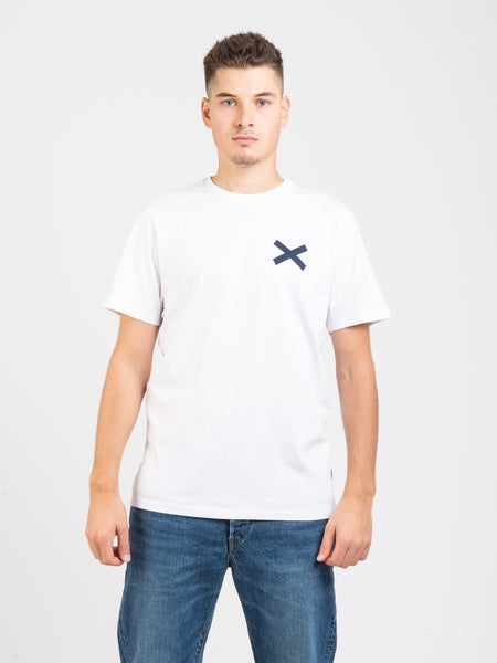 T-shirt Cross plain white