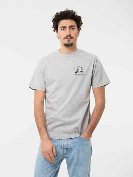 T-Shirt Hooked grey melange