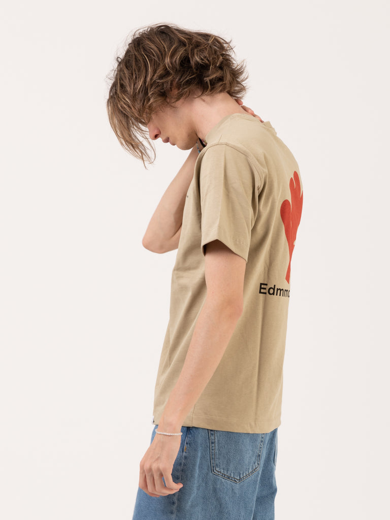 EDMMOND STUDIOS - T-shirt Lettuce plain tan