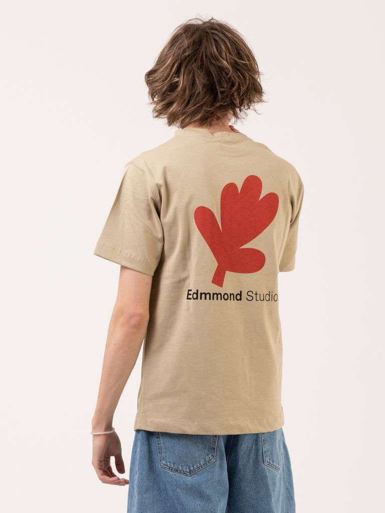 EDMMOND STUDIOS - T-shirt Lettuce plain tan