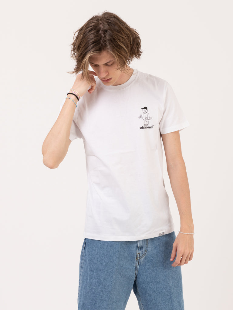 EDMMOND STUDIOS - T-shirt Little Ted plain white